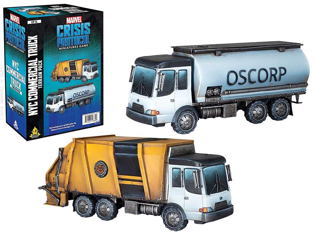 Atomic Mass Games Marvel Crisis Protocol Garbage Truck/Chem Truck Terrain Expansion (součástí balení je jen jeden truck)