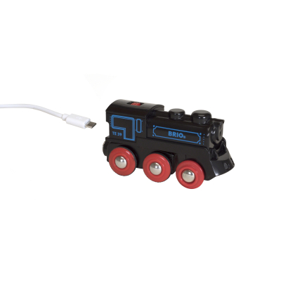 BRIO Dobíjecí lokomovita s USB kabelem