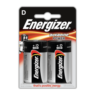 Baterie Energizer Alkaline Power D 2 pack