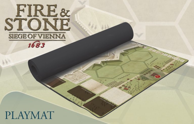 Capstone Games Fire & Stone: Siege of Vienna 1683 - Playmat - EN