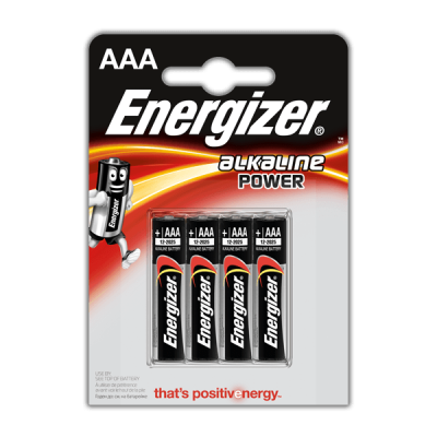 Energizer Alkaline Power AAA 4 pack