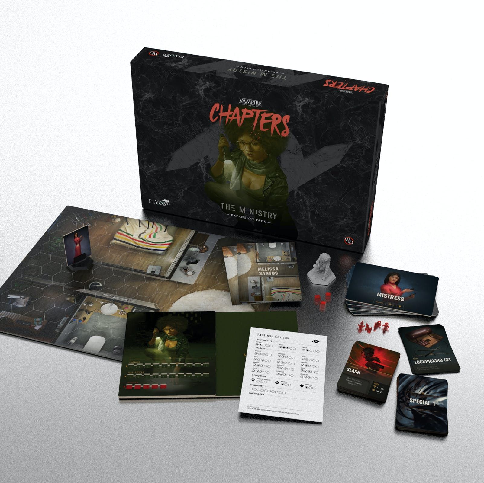 Flyos Games Vampire: The Masquerade – Chapters: The Ministry Expansion