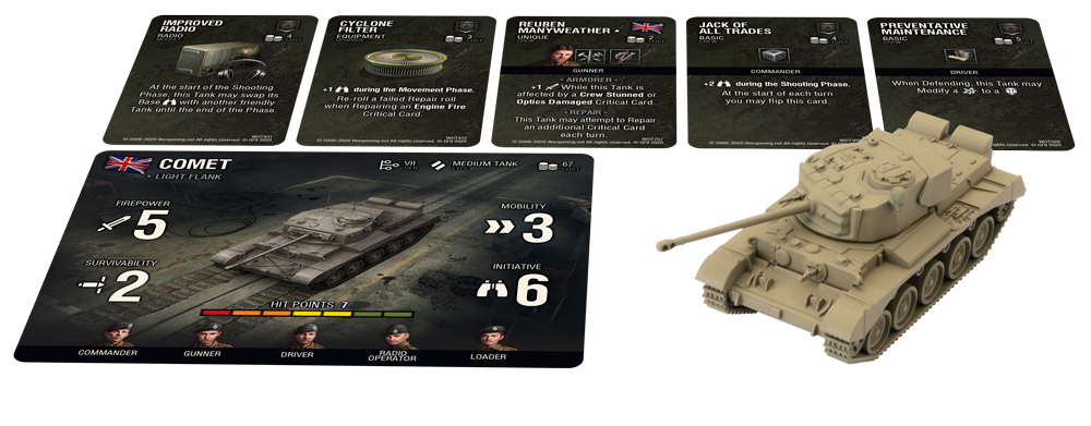 Gale Force Nine World of Tanks Expansion - British (Comet)