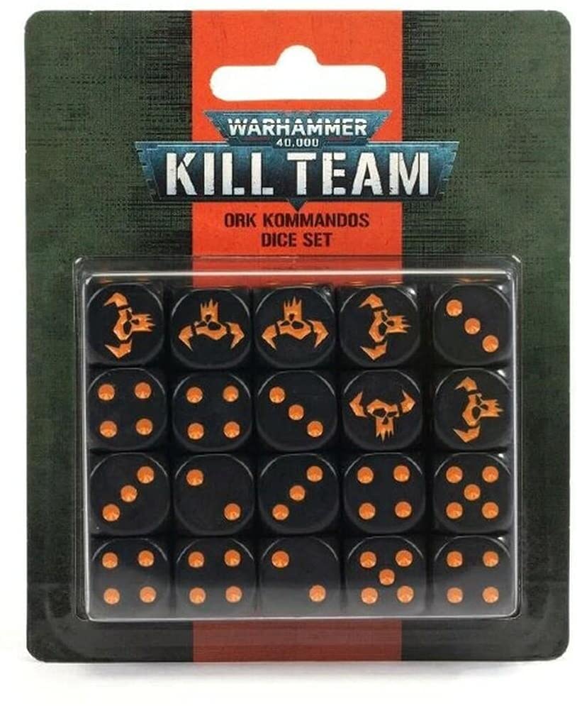 Games Workshop Kill Team Ork Kommandos Dice Set (Warhammer 40k)