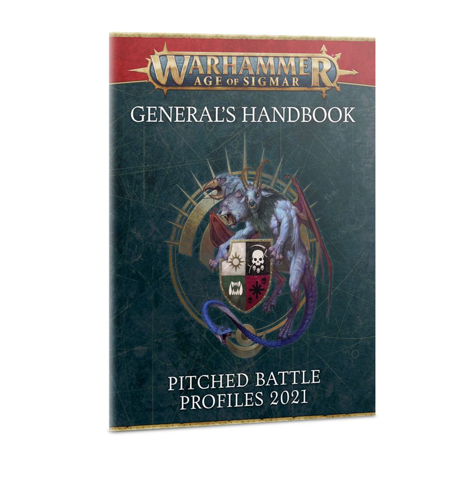 Games Workshop Warhammer Age of Sigmar: General's Handbook Pitched Battles 2021 and Pitched Battle Profiles
