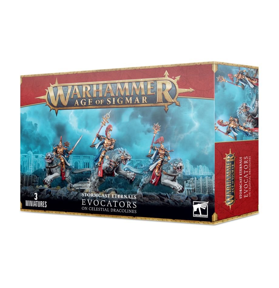 Games Workshop Warhammer: Age of Sigmar - Stormcast Eternals Evocators on Celestial Dracolines