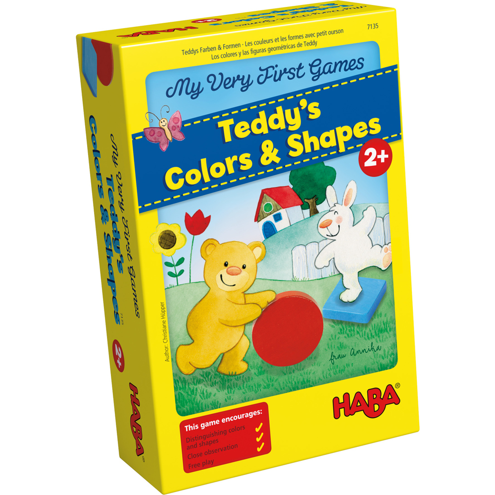 Haba Moje první hra pro děti Teddyho barvy a tvary (Teddy's Colors & Shapes)