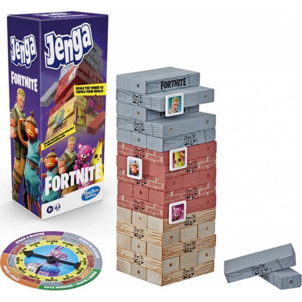 Hasbro Gaming Jenga Fortnite