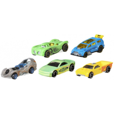 Hot Wheels 5 ks angličák color shifters