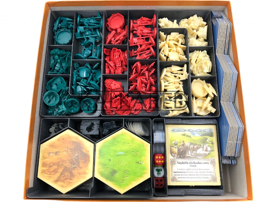 Kalkared Catan Insert