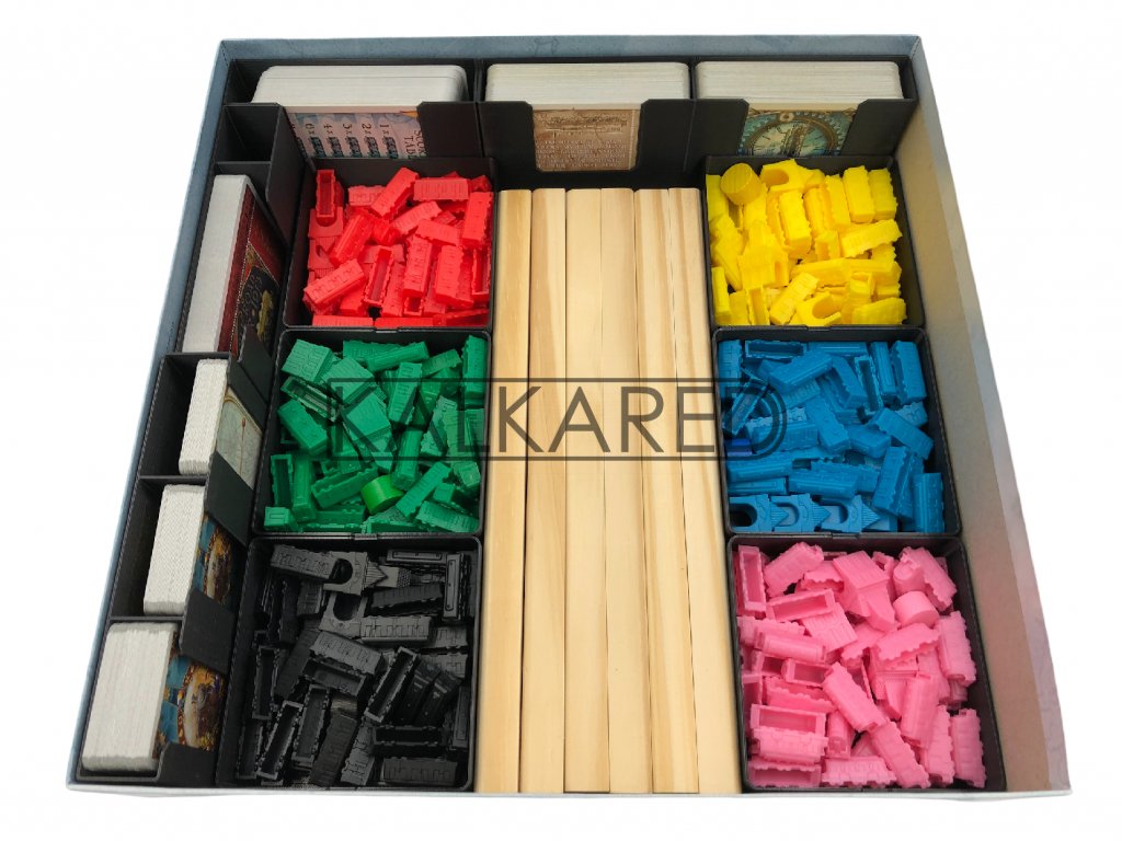 Kalkared Insert pro Jízdenky Maxi (Insert for Ticket to Ride Maxi)