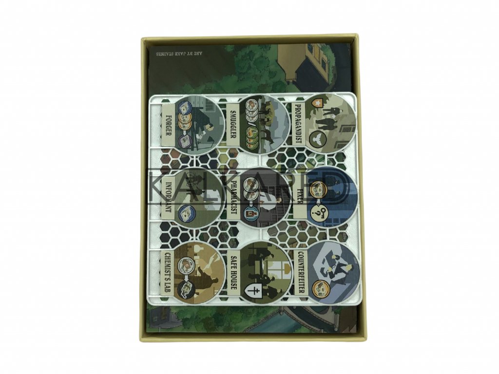 Kalkared Maquise Insert