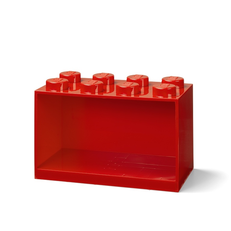 LEGO Home LEGO Brick 8 závěsná police Varianta: Police červená
