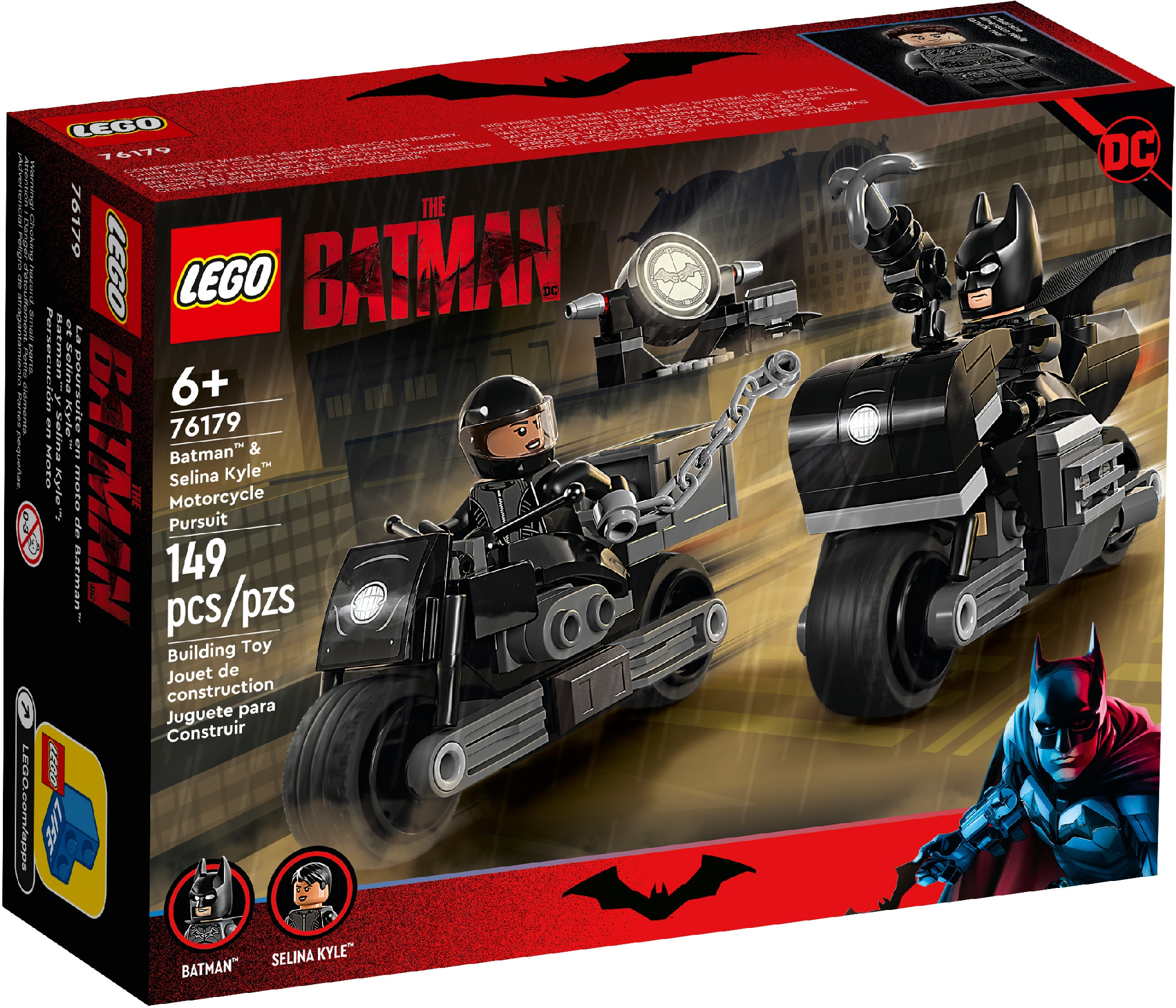 LEGO Honička na motorce Batmana a Seliny Kyle 76179