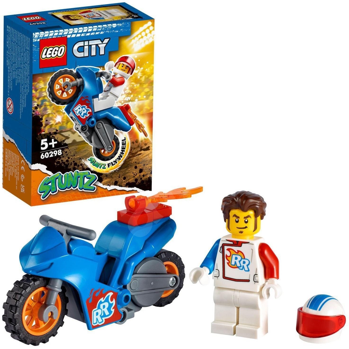 LEGO Kaskadérská motorka s raketovým pohonem 60298