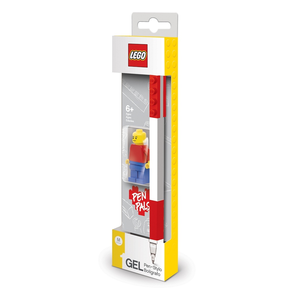 LEGO Stationery LEGO Gelové pero s minifigurkou Varianta: Gelové pero červené