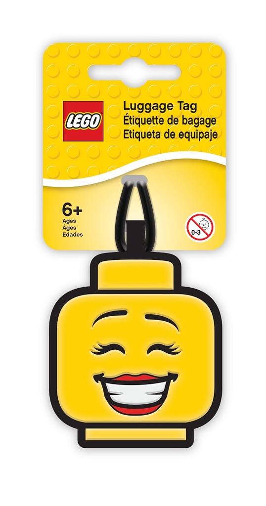 LEGO Stationery LEGO Iconic Jmenovka na zavazadlo Varianta: Jmenovka hlava dívky