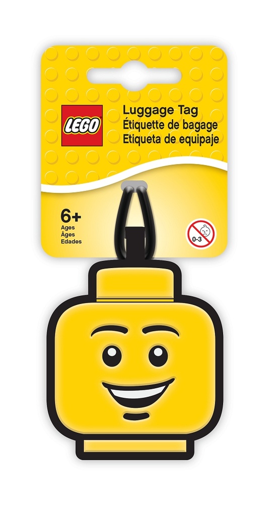 LEGO Stationery LEGO Iconic Jmenovka na zavazadlo Varianta: Jmenovka hlava kluka