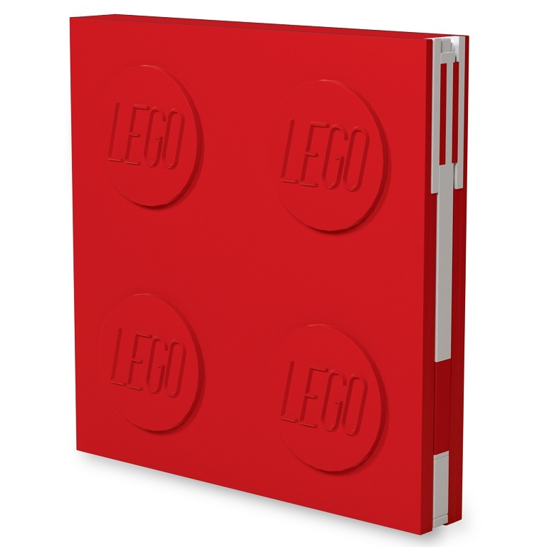 LEGO Stationery LEGO Zápisník s gelovým perem jako klipem Varianta: Zápisník červený