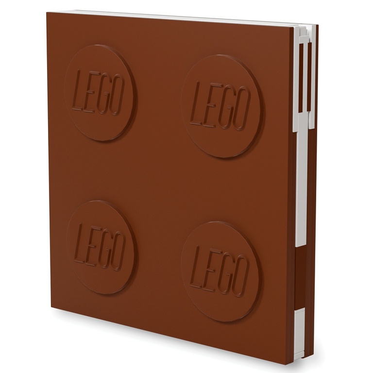 LEGO Stationery LEGO Zápisník s gelovým perem jako klipem Varianta: Zápisník hnědý