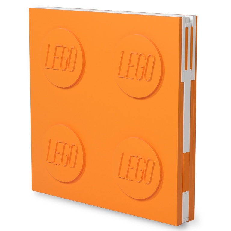 LEGO Stationery LEGO Zápisník s gelovým perem jako klipem Varianta: Zápisník oranžový
