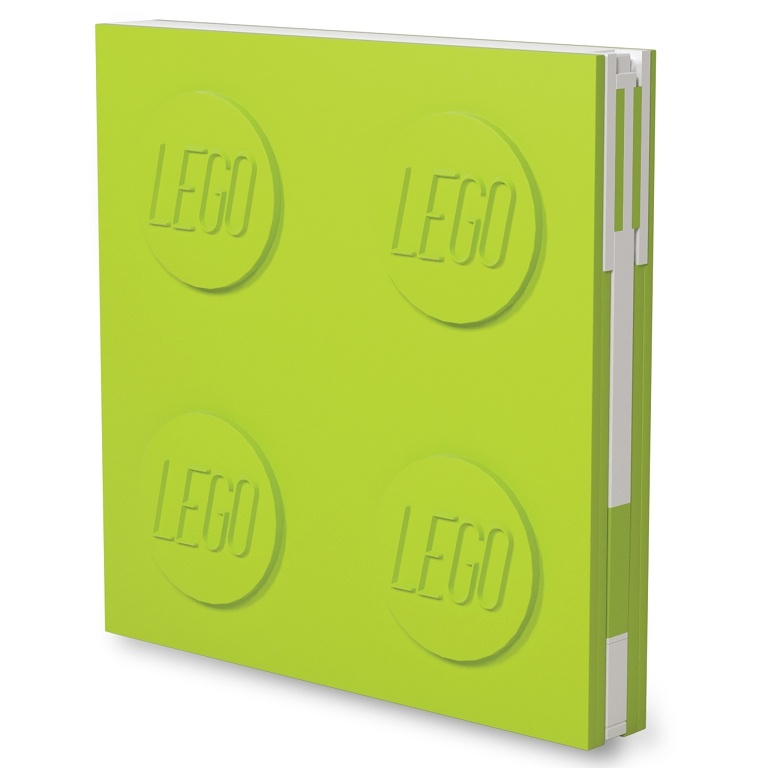 LEGO Stationery LEGO Zápisník s gelovým perem jako klipem Varianta: Zápisník světle zelený