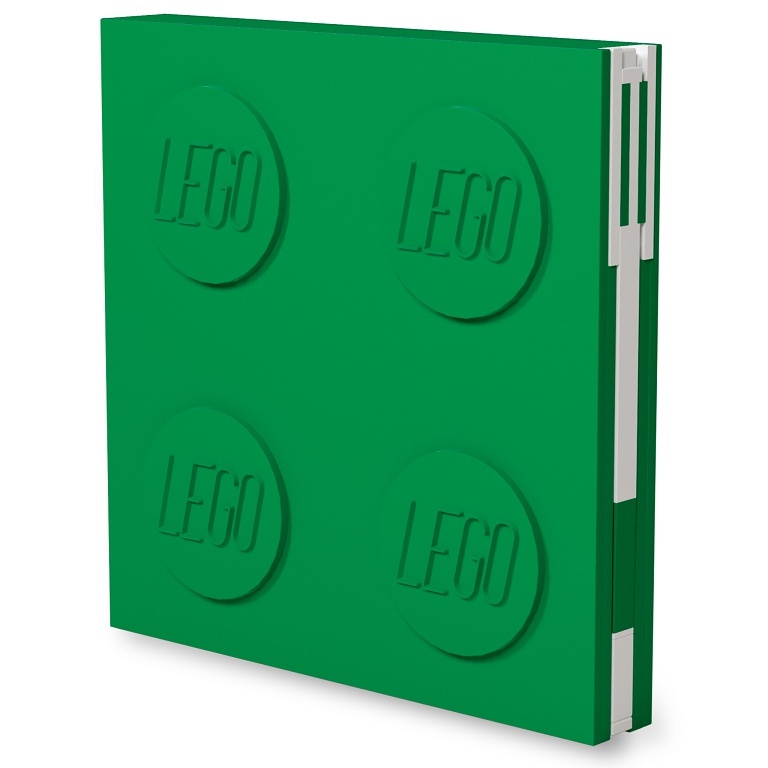 LEGO Stationery LEGO Zápisník s gelovým perem jako klipem Varianta: Zápisník zelený