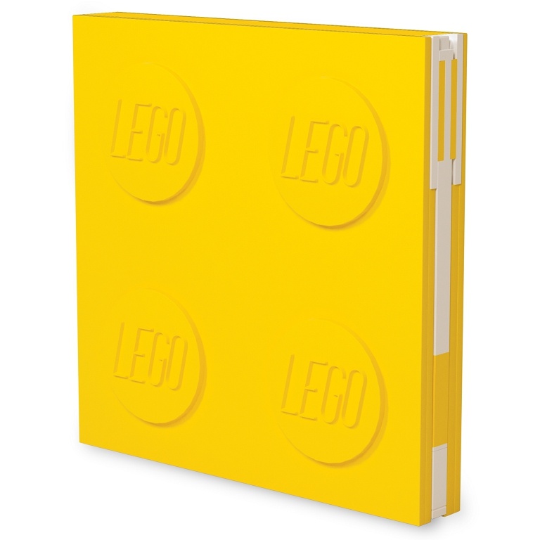 LEGO Stationery LEGO Zápisník s gelovým perem jako klipem Varianta: Zápisník žlutý