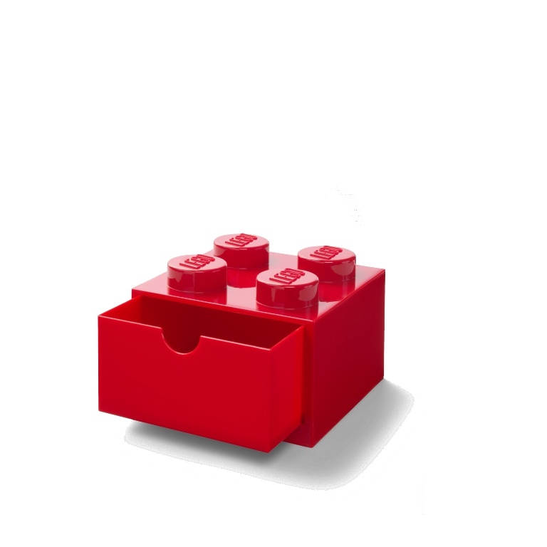 LEGO Storage LEGO stolní box 4 se zásuvkou Varianta: Box červený (4 Knob 4020)