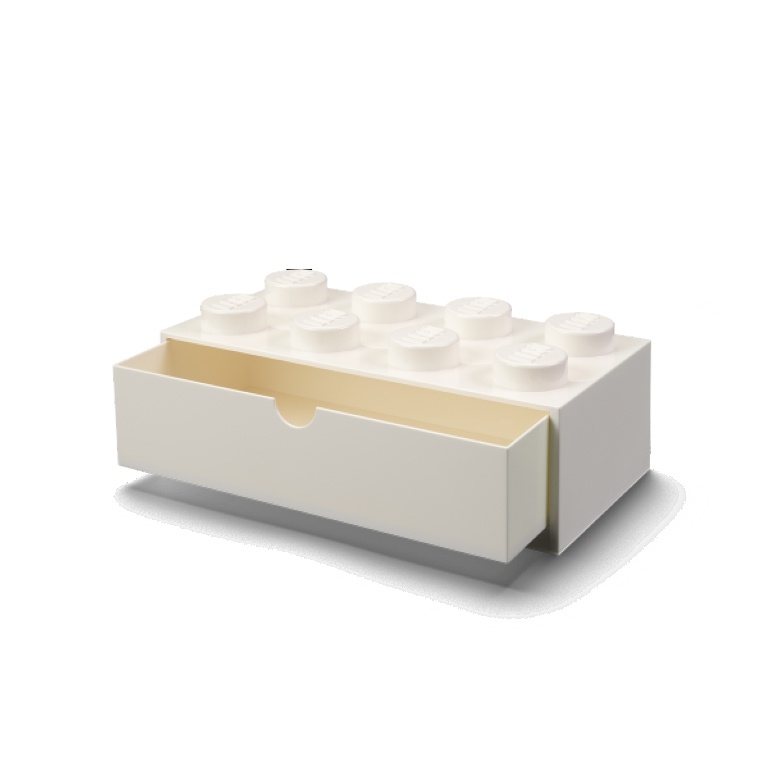 LEGO Storage LEGO stolní box 8 se zásuvkou Varianta: Box bílý (8 Knobs 4021)