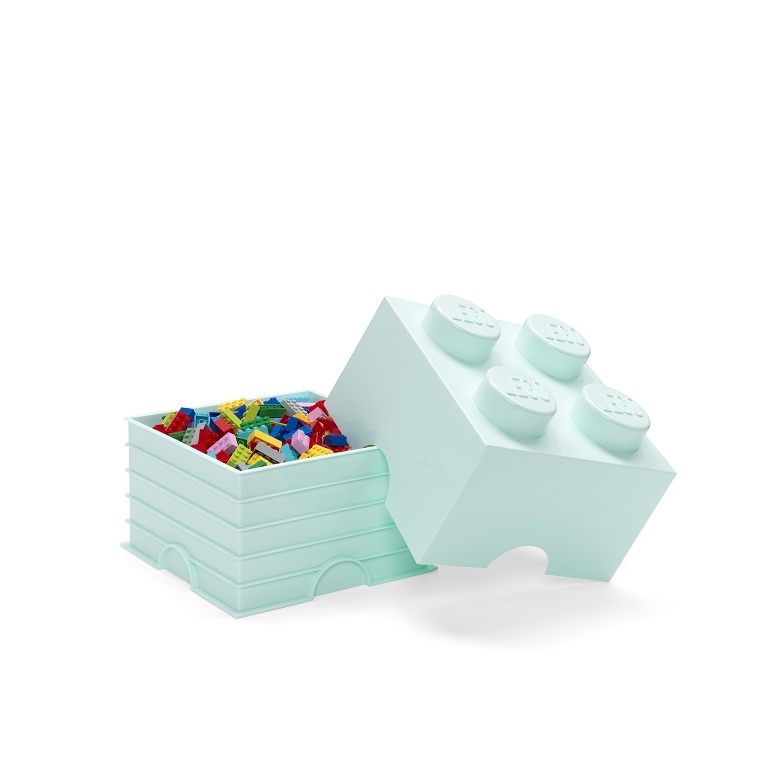 LEGO Storage LEGO úložný box 4 Varianta: Box aqua (4 Knobs 4003)