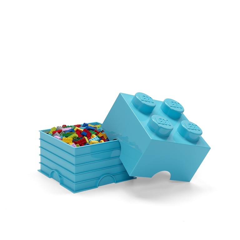 LEGO Storage LEGO úložný box 4 Varianta: Box azurová (4 Knobs 4003)