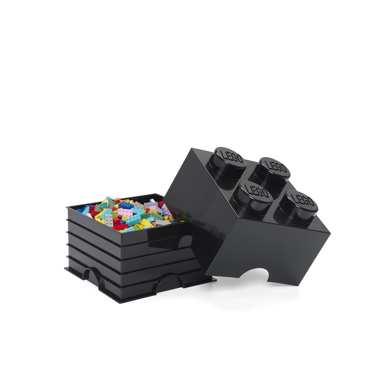 LEGO Storage LEGO úložný box 4 Varianta: Box černý (4 Knobs 4003)