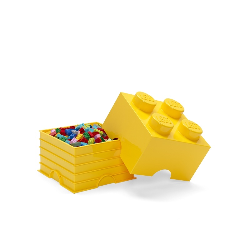LEGO Storage LEGO úložný box 4 Varianta: Box žlutý (4 Knobs 4003)