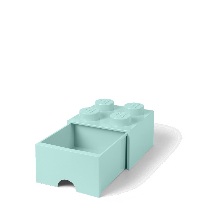 LEGO Storage LEGO úložný box 4 s šuplíkem Varianta: Box aqua (4 Knobs 4005)