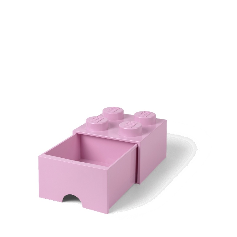 LEGO Storage LEGO úložný box 4 s šuplíkem Varianta: Box růžová (4 Knobs 4005)