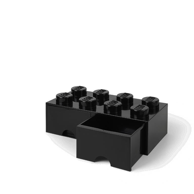 LEGO Storage LEGO úložný box 8 s šuplíky Varianta: Box černý