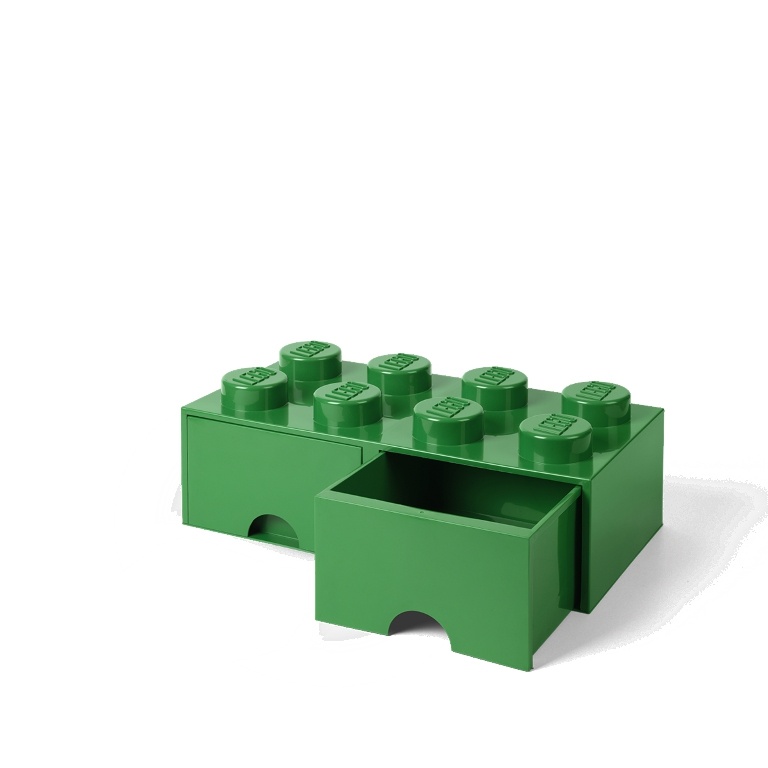 LEGO Storage LEGO úložný box 8 s šuplíky Varianta: Box zelený