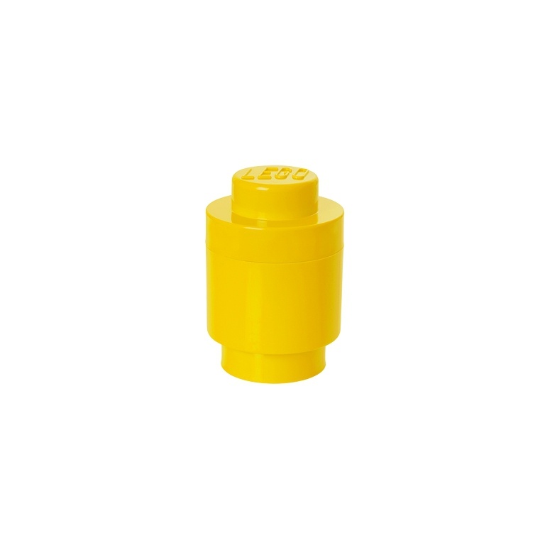 LEGO Storage LEGO úložný box kulatý 123 x 183 mm Varianta: Box žlutý (Round 4030)