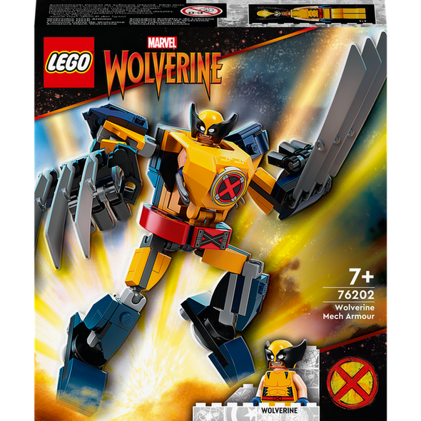 LEGO Wolverinovo robotické brnění 76202