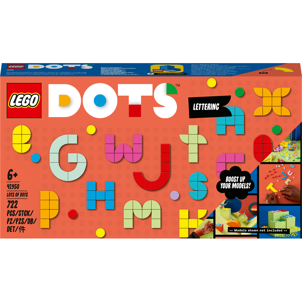 LEGO Záplava DOTS dílků – písmenka 41950