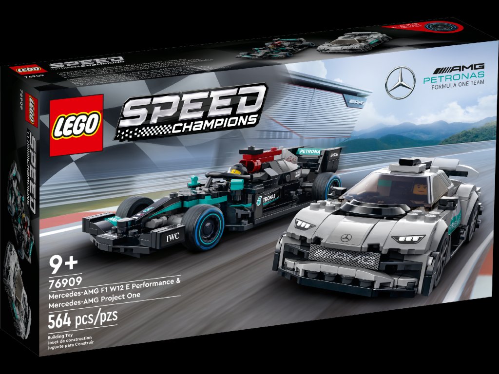 LEGO® Mercedes-AMG F1 W12 E Performance a Mercedes-AMG Project One 76909