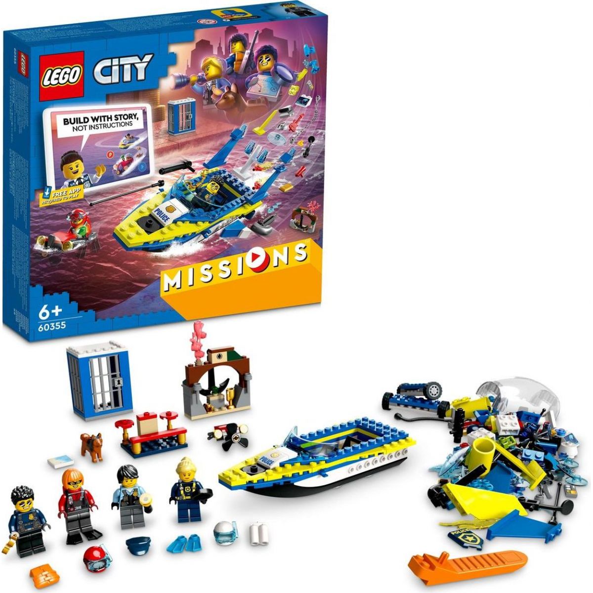 LEGO® Mise detektiva pobřežní stráže 60355