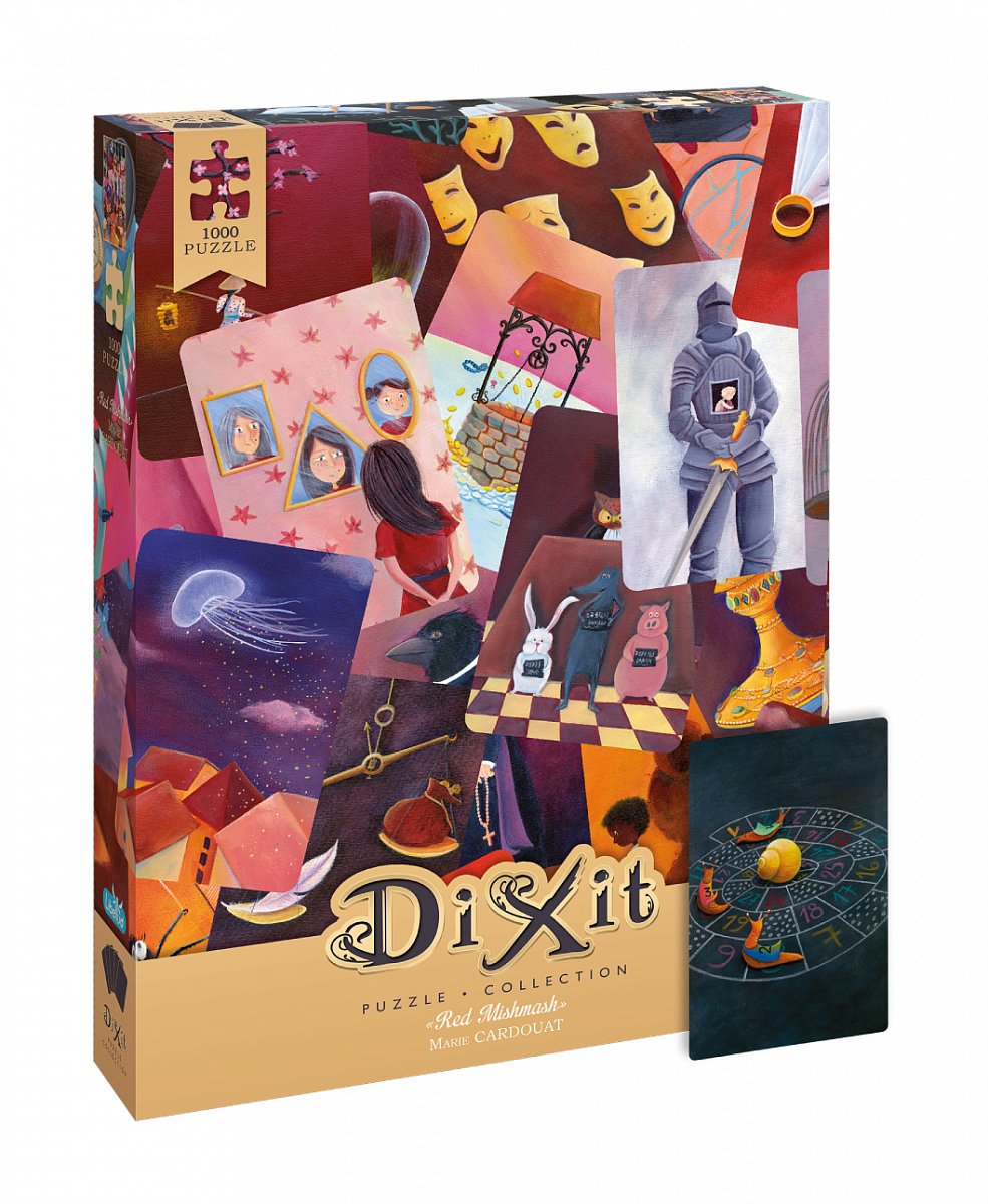 Libellud Dixit puzzle 1000 - Red MishMash (Dixit puzzle 1000 - Červený mišmaš)