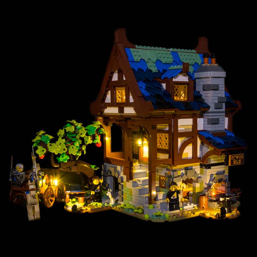 Light my Bricks Sada světel - LEGO Medieval Blacksmith 21325