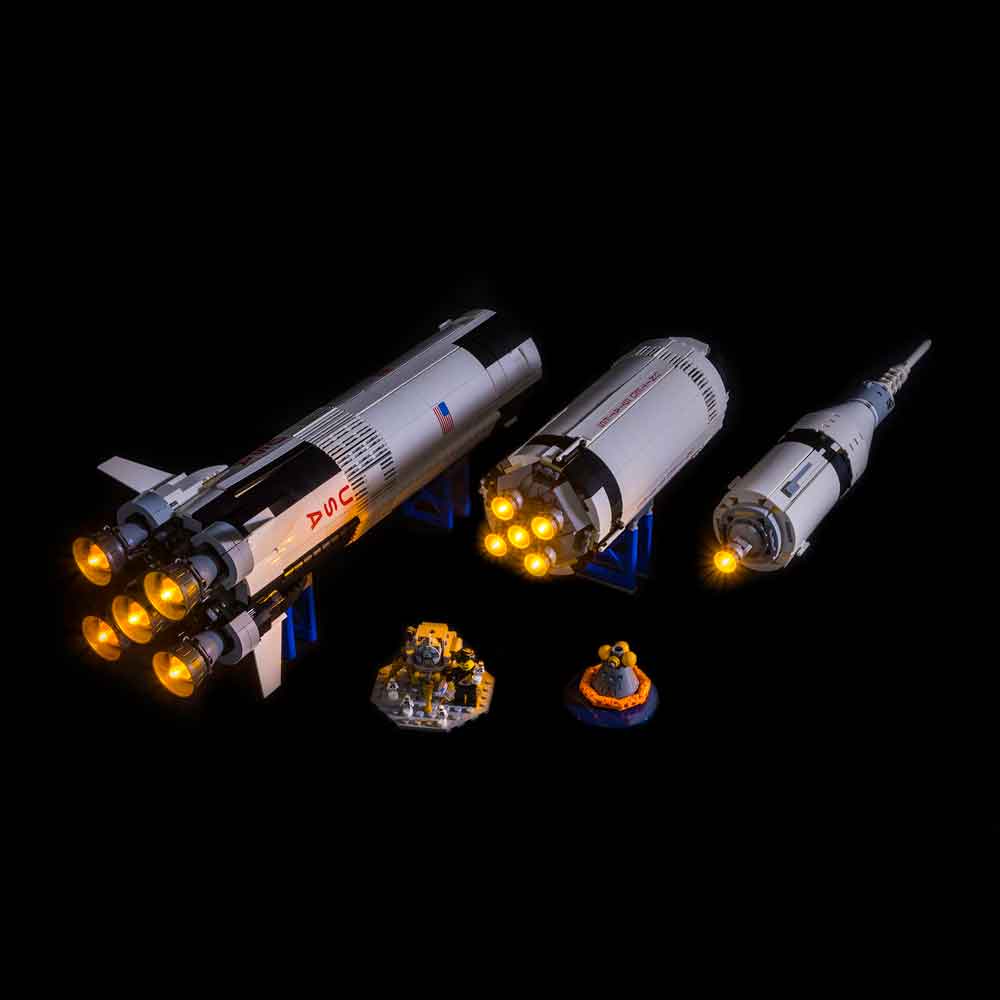 Light my Bricks Sada světel - LEGO NASA Apollo Saturn V 21309 Varianta: Všechny trysky