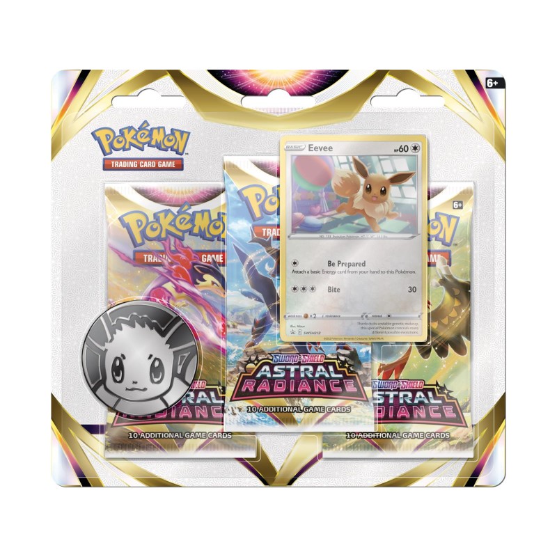 Nintendo Pokémon - Astral Radiance 3 Pack Blister Varianta: Eevee