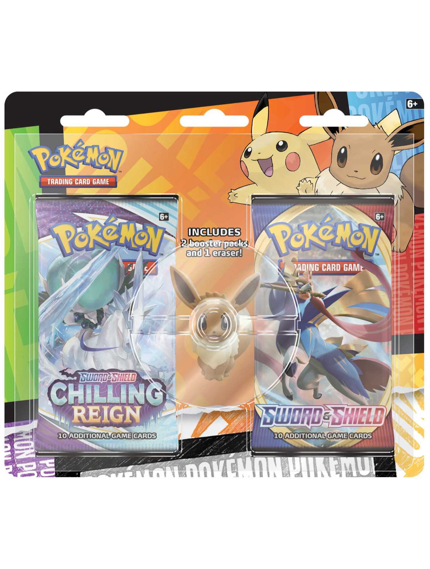 Nintendo Pokémon Back to School Eraser Blister - Eevee