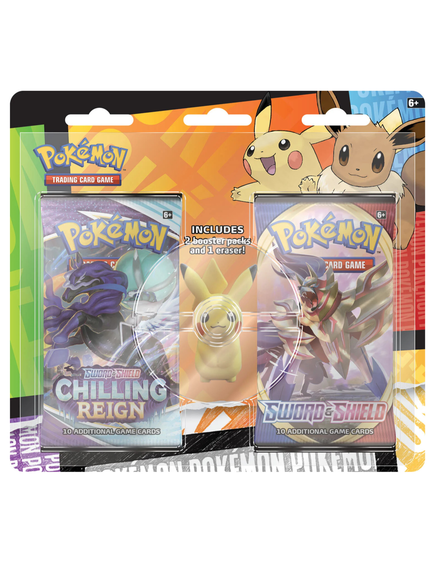 Nintendo Pokémon Back to School Eraser Blister - Pikachu
