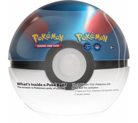 Nintendo Pokémon GO: Pokeball Tin Varianta: Great Ball